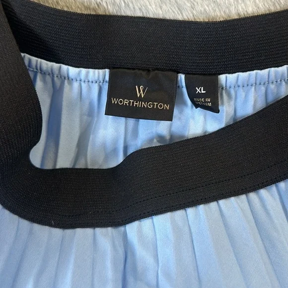 Worthington Midi Pleated Skirt - Picture 3 of 4